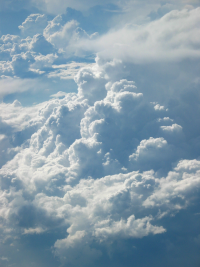Cumulus and Cirrus Clouds