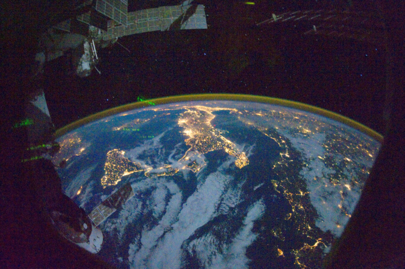 View from the ISS (www.ESA.int)