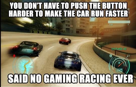 Description: funny-button-car-faster-game