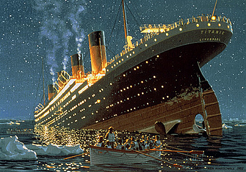 Titanic sinking 2