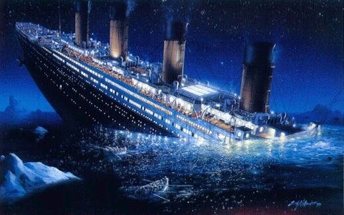 Titanic sinking 1