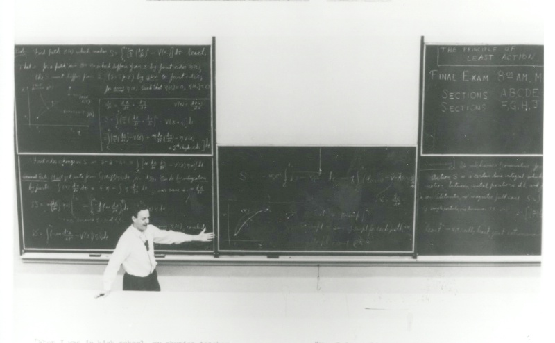 young feynman teaching