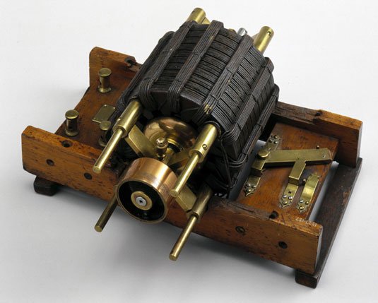 Tesla's Induction motor prototype