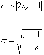 Stability triangle formula