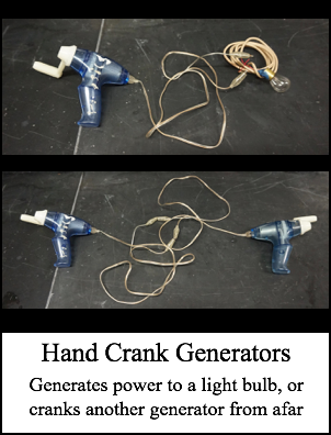 Hand crank generators