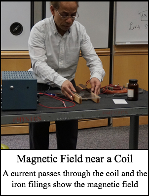 Mag field near a coil