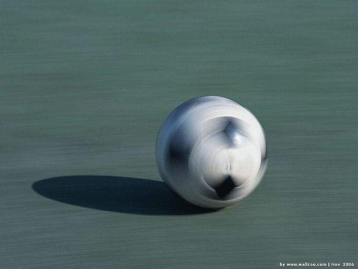 Image of rolling
                        soccer ball