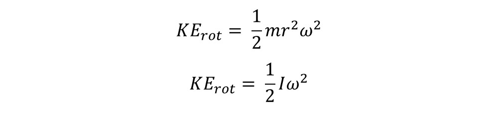 Rotational Kinetic Energy Equation