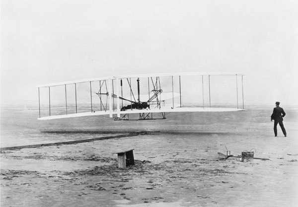 Wright
                Brothers first flight