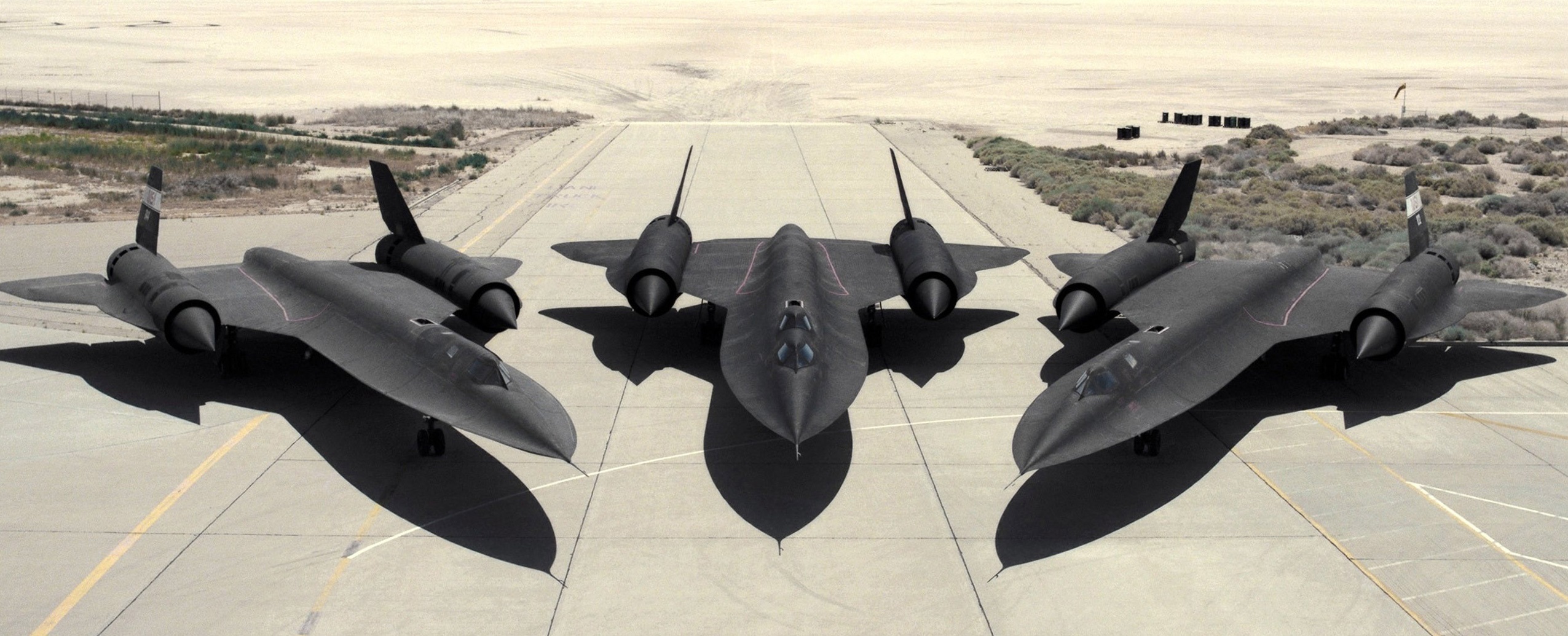 Three SR-71 Blackbirds