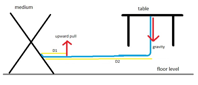 diagram of cantilever showing relevant forces