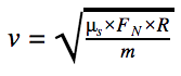 solve for velocity