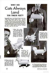 Falling Cat article from 1939 Popular Science.