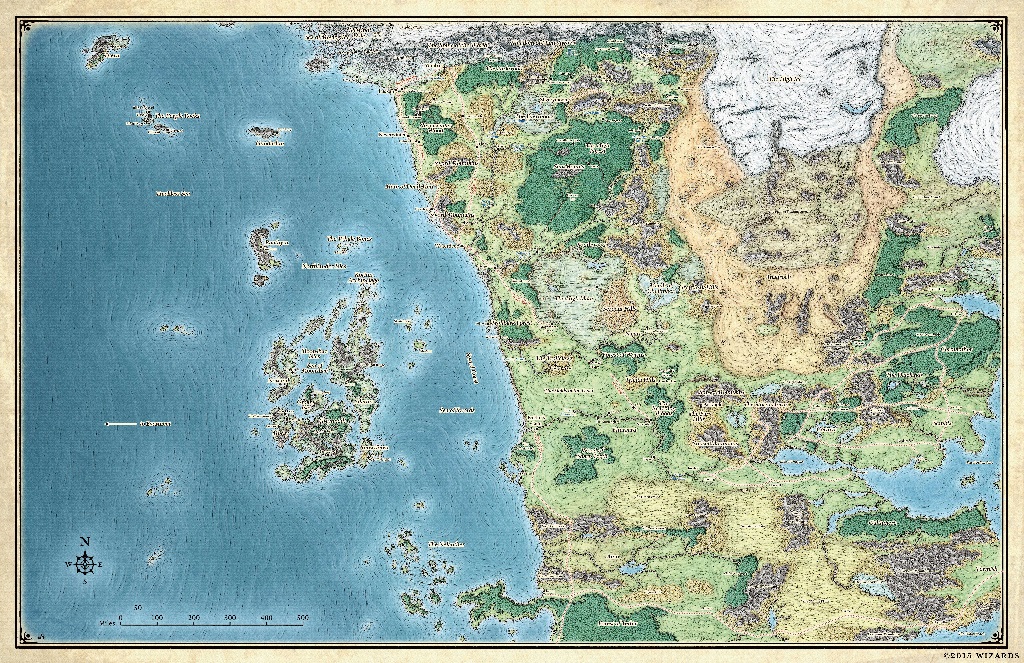 Sword Coast Map