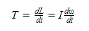 T with constant I