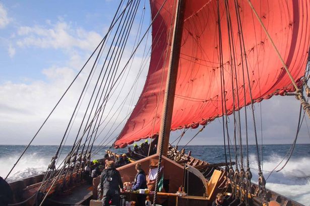 Image of a Viking
                  sail