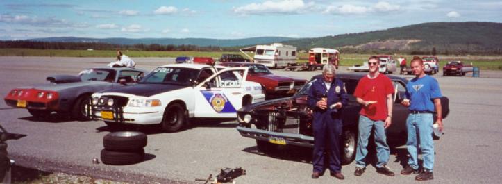 Capt. Stickler, James Stickler and Me racing in 1999