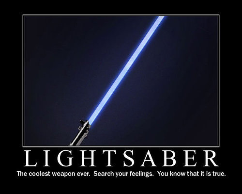 Lightsaber the coolest weapon