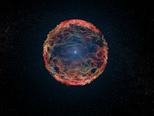 Artistic Rendition of a Supernova