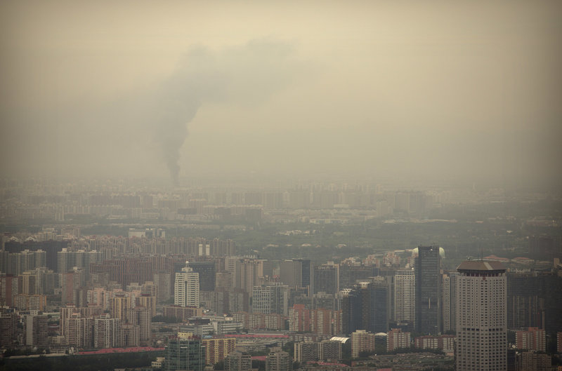 Visual air pollution
