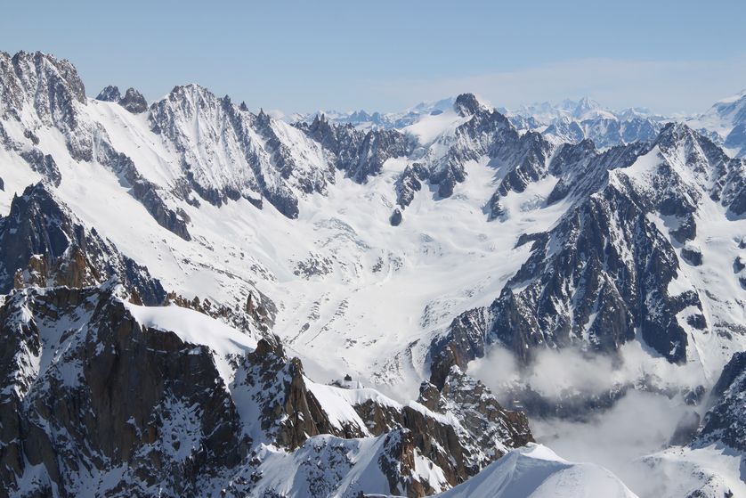 Talèfre Glacier, Mont Blanc, France